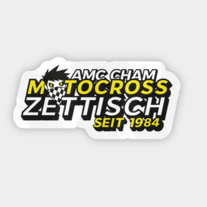 MOTOCROSS ZETTISCH STICKER - GELB