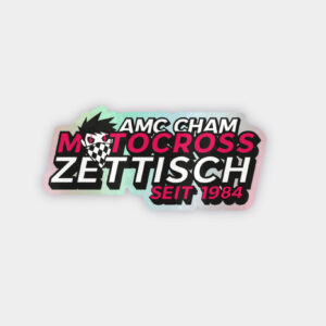 MOTOCROSS ZETTISCH STICKER - ROT