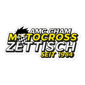 MOTOCROSS ZETTISCH STICKER - GELB