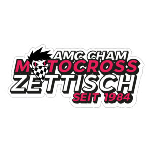 MOTOCROSS ZETTISCH STICKER - ROT